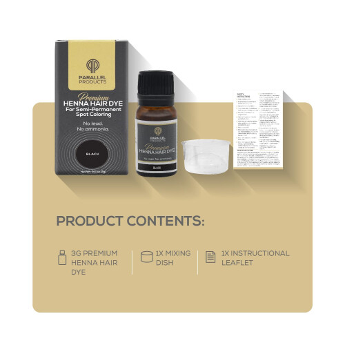 Parallel Products Χρωστική Χένα - Χρώμα Μαλλιών - 3 γραμμάρια - Επαγγελματική Χρήση 1