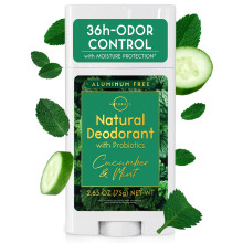 Natural Deodorant for Women & Men (Cucumber Mint) - Deodorant Women Aluminum Free Deodorant for Women  Natural Deodorant for Men  Deodorant Men Alumin