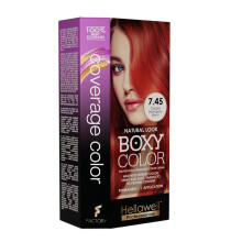 BOXY COLOR Colorationsset, professioneller, permanenter Haarfarbstoff mit pflanzlichem Protein, um Haar mit intensiver Farbe, glänzend und seidig zu