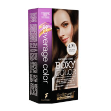 BOXY COLOR Colorationsset, professioneller, permanenter Haarfarbstoff mit pflanzlichem Protein, um Haar mit intensiver Farbe, glänzend und seidig zu