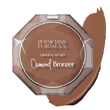 rzte Formel Mineral WearDiamond Bronzer - cremiges Pulver -Serum Hybrid schwereloses & feines Finish minimiert das Aussehen von Poren und feine