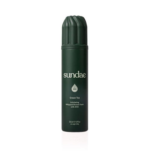 sundae Espuma de Ducha Exfoliante de Té Verde 8.9 fl oz, 265ml