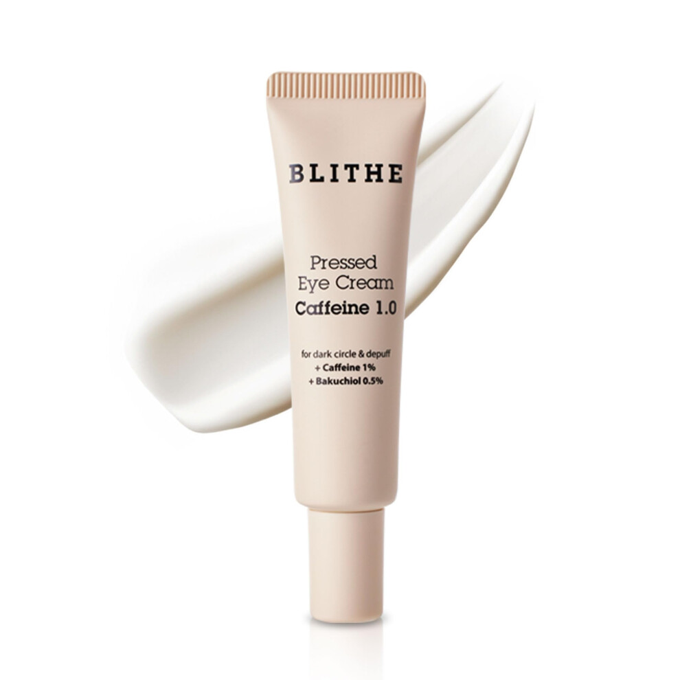 Huoleton Dark Blithe Caffeine Eye Serum For Circles And Puffiness Plant-Based Retinol Bakuchiol Niacinamide Sodium Ascorbyl Phosphate 0.67 Fl Oz
