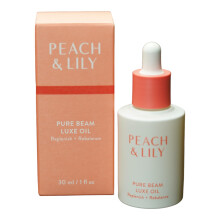 Peach & Lily Pure Beam Luxe Oil | 100% Natural & Plant-Based | Nourishing Squalane  Jojoba  & Sea Buckthorn | Cold-Pressed Antioxidant-Rich Formula |