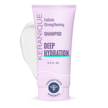 Keranique Deep Hydration Shampoo for Women - Floral Scent - 12 fl oz - For Adults with Thinning Hair pH Balanced Paraben Free Sulfate Free