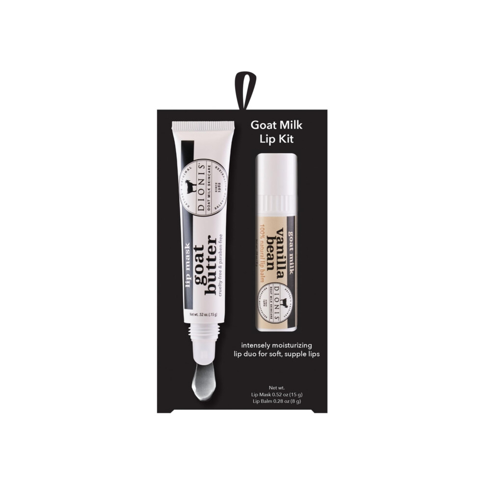 Kit Masque Et Baume à LèVres De Nuit Au Beurre De ChèVre Dionis - Les Huiles De Jojoba Et De Moringa Au Lait De ChèVre Hydratent Et RéParent Les-image