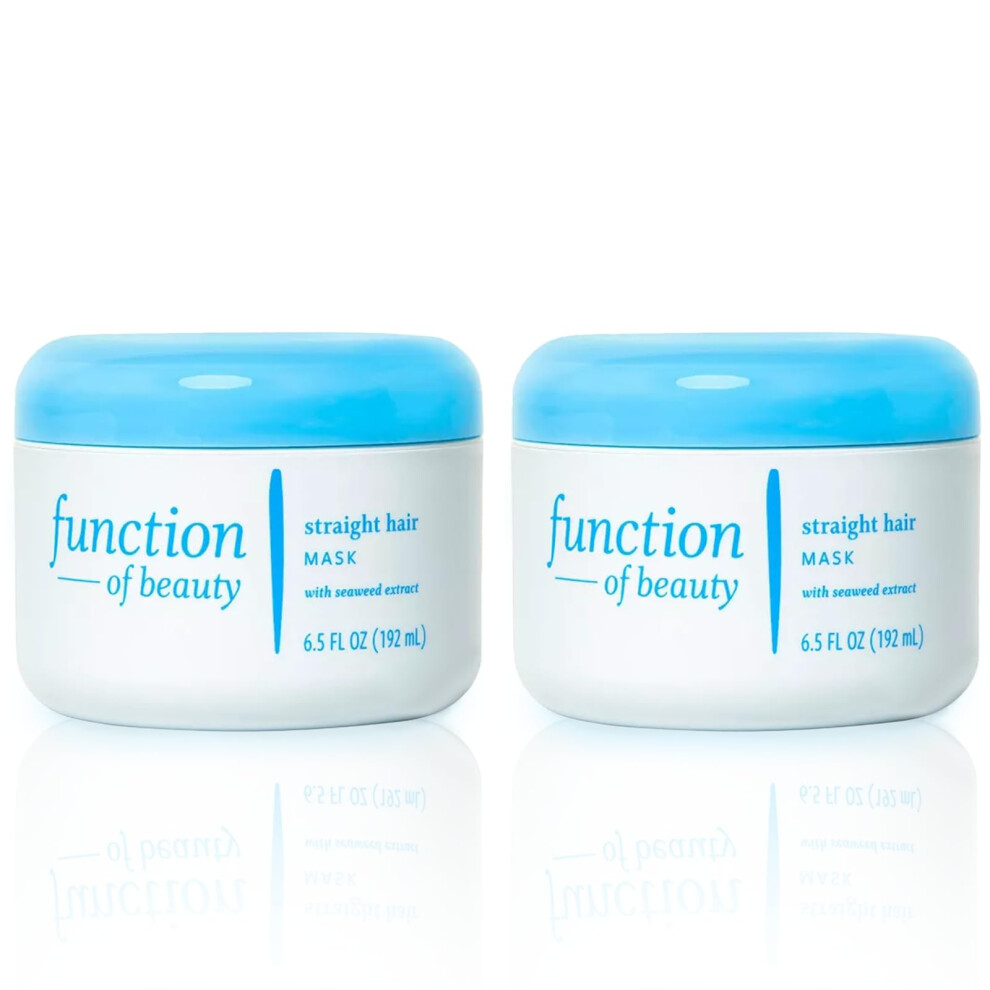 Masque Capillaire Personnalisable Function Of Beauty Pour Cheveux Lisses, 185 G Chacun (Lot De 2) - Formule Revitalisante En Profondeur L'extra-image