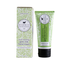 Dionis Youth Boosting Goat Milk Hand Cream 2oz  With Peptides and Squalane For More Vibrant and Healthy Skin  Verbena & Cream