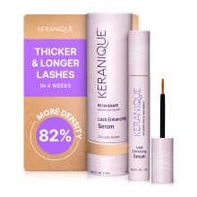 Keranique Lash Serum - Siero per la crescita delle ciglia per donne con ciglia sottili e fragili - Siero per ciglia intenso per far crescere cigl