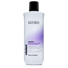 Shampoo alla viola Kenra | Elimina i toni ottonati | Pigmento viola + Deposito | Neutralizza il giallo | Idrata i capelli trattati | Migliora la