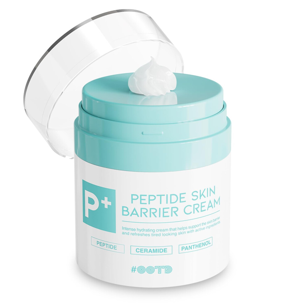 #Ootd Cream Peptide Moisturizer For Face - Dry Skin Sensitive Skin Skin Protection Barrier For Aging Skin Anti Aging Hydrating Peptide Cer