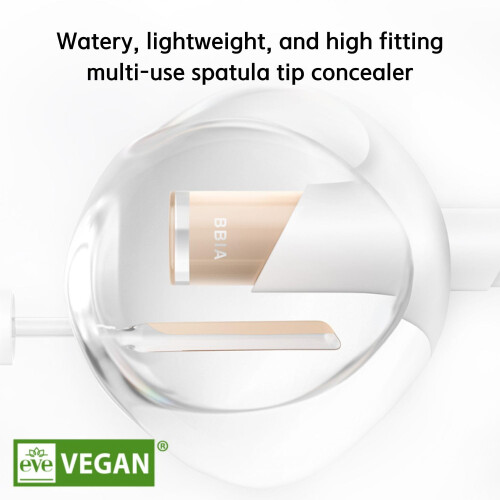 BBIA EAU Stay Concealer - Φυσική Κάλυψη Όλη Μέρα με Σπάτουλα, Ελαφρύ & Μακράς Διαρκείας 1