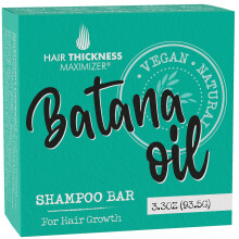 Batana Oil for Hair Growth Shampoo Bar. Eco Friendly Vegan Color Safe pH Balanced Sulfate Free Bars for Hair Thickening and Strengthening. Cold P