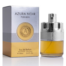 Azura Noir for Men Eau De Parfum - Fs fuszeres illat - Hosszan tart klni vlaszts mindennapi viseletre - Fejjegyek citrom nigeri gymbr frissto