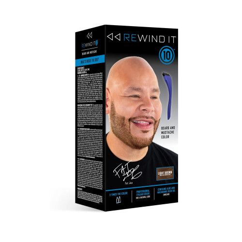 REWIND IT 10 Hellbraun Bart- und Schnurrbartfarbe