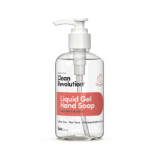 Clean Revolution vloeibare gel handzeep Zijdeachtige rijke vloeistof Snel schuim Snel spoelen Bevat echte essenti?e oli? (Geranium Mint) 8 Fl Oz