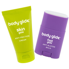 Set regalo BodyGlide Skin Glide e Foot Glide | Crema anti-vesciche e anti-sfregamento | Protezione completa della pelle per sport e uso quotidian