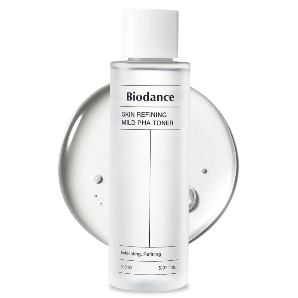 Biodance Skin Refining Mild Pha Toner Gentle Exfoliating Face Toner For Sensitive Skin With Ceramides & Nmf | 5.07 Fl.oz 150Ml