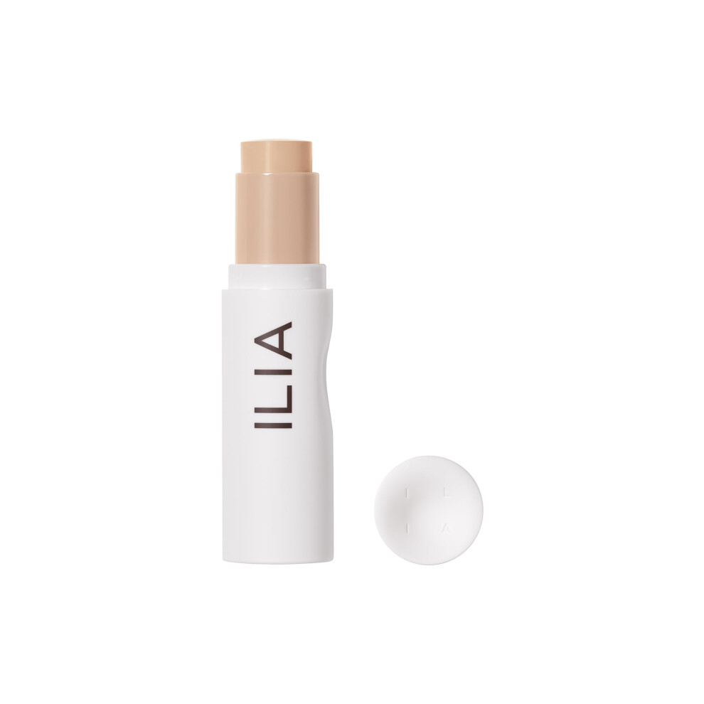 Ilia - Skin Rewind Complexion Stick - Foundation + Concealer + Skincare | Non-Toxic Vegan Cruelty-Free Clean Makeup (6N - Aspen 0.35 Oz | 10 G)