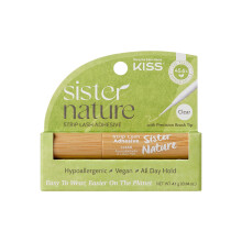 KISS Sister Nature, Wimpernkleber, klare Strip-Wimpern, langanhaltend, für Strip- und Wimpernbüschel
