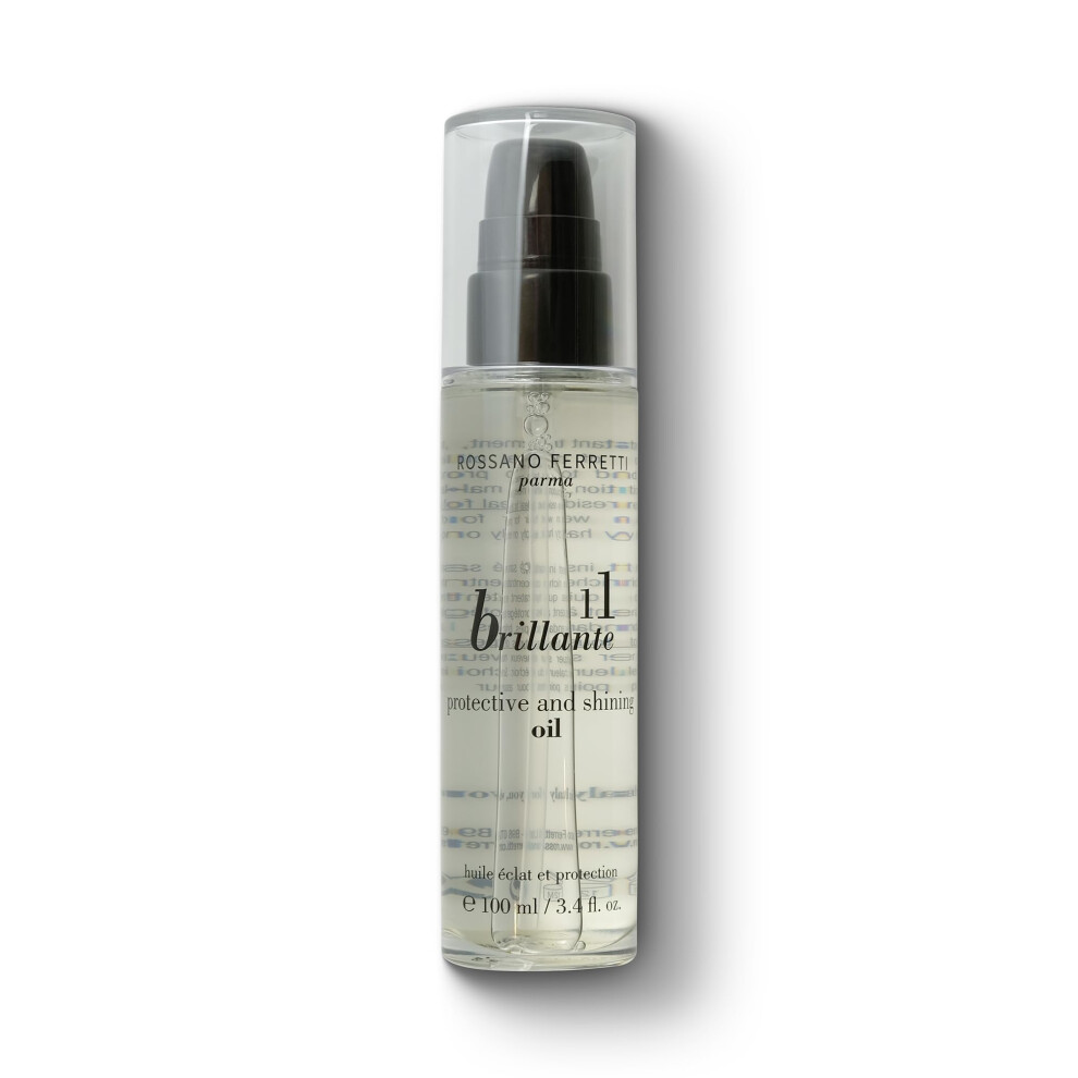 Rossano Ferretti Brillante Protect And Shine Oil | Frizz-Free Shiny Glossy Hair With Uv Protection | Vegan Cruelty-Free Luxury | 3.4 Fl Oz