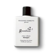 Rossano Ferretti Grandioso Extra Volume Shampoo with Root-Lifting Creatine for Body Fullness and Weightless Shine | Sulfate Free Luxury | 6.8 Fl Oz
