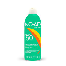 NO-AD SPF 50 Sunscreen Spray | Non-Greasy Waterproof and Non toxic Sunscreen | Body Sunscreen | Suitable for All Skin Types | Broad Spectrum Pro