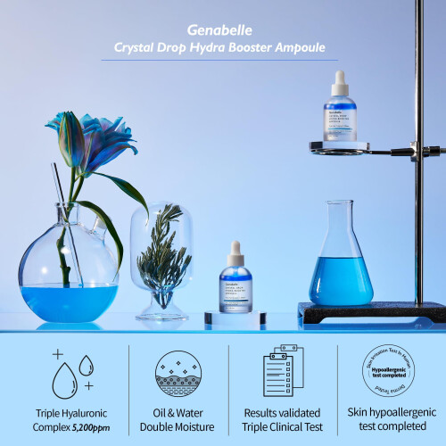 Genabelle, Crystal Drop Hydra Boost Ampoule, 1,01 fl oz (30 ml) 1