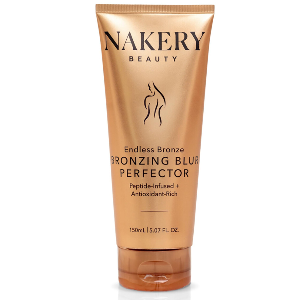 Nakery Cream Liquid Bronzer for Face and Body Glow - Washable Cream Bronzer - Instant Blurring Bronzer - Body Bronzer & Body Blur - Smoothing & Firmin