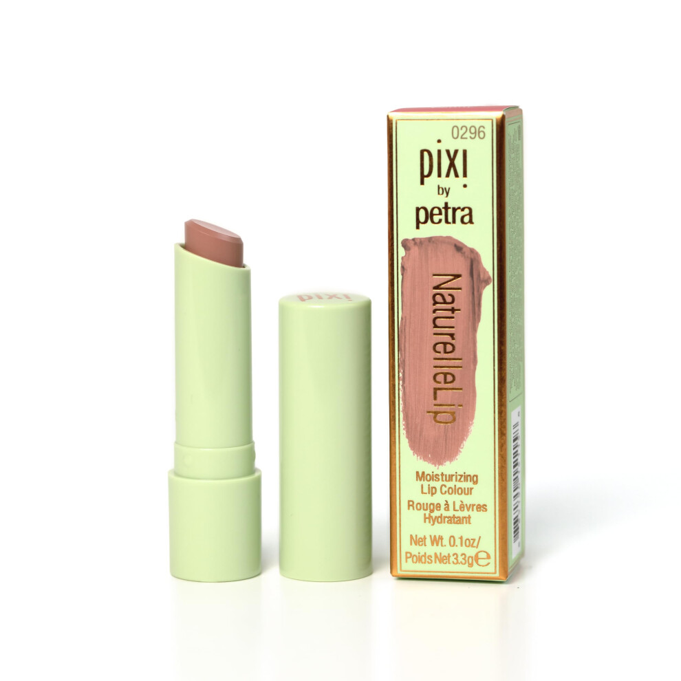 Pixi Beauty Naturelle Lip - Pecan  Sunflower Based Moisturizing Lipstick  Vitamin E & Jojoba Seed Oil Lip  Demi-Matte Finish