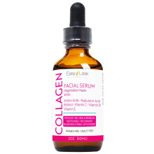 Collagen Serum for Face - Anti-Aging Facial Serum Tighten Lift Hydrate & Plump All Skin Types Reduce Fine Line & Wrinkles 2oz
