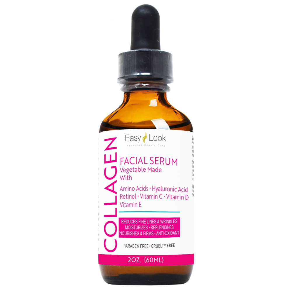 Collagen Serum for Face - Anti-Aging Facial Serum  Tighten Lift Hydrate & Plump All Skin Types  Reduce Fine Line & Wrinkles 2oz-image-OPC-PGMD8BM-NEW