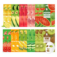 JunKuJK 20PCS feuchtigkeitsspendende Gesichtsblattmaske, feuchtigkeitsspendende Gesichtsmasken, Hautpflege-Geschenkset, erhellen, langanhaltende Gesi