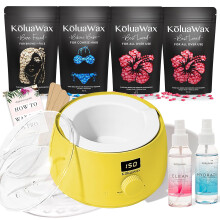 KoluaWax Kit de Cire Premium pour Femmes - Chauffe-Cire à Cire Dure pour Épilation