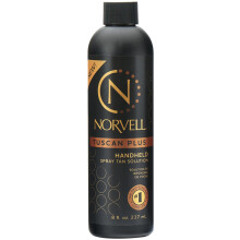 Norvell Tuscan Plus Sunless Tanning Solution Caramel Brown and Rose Tan 8 fl oz - Professional Spray Tan Solution for Spray Tan Machine - Unleash Co