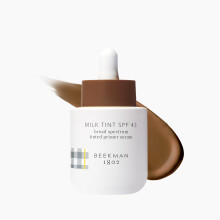 Beekman 1802 Milk Tint Gesicht Primer SPF 43, Tiefste - Oxybenzonfrei - 1 oz - Tönende Mineral SPF