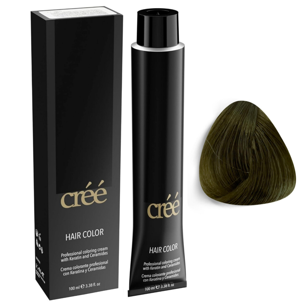 Cr? Light Cree Professional Permanent Hair Color 100Ml - 3.4 Fl.oz. (Mat Blond 8.17)