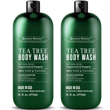 Antibakteriell Tea Tree Oil Duschgel För Män & Kvinnor - (2 Pack X 16oz) Remedy Soap Extra Stark - Behandlar Akne, Idrottsfot, Eksem