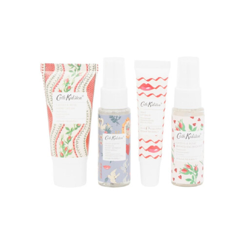 Cath Kidston Keep Kind Cassis & Rose Daily Travel Essentials Kit 2