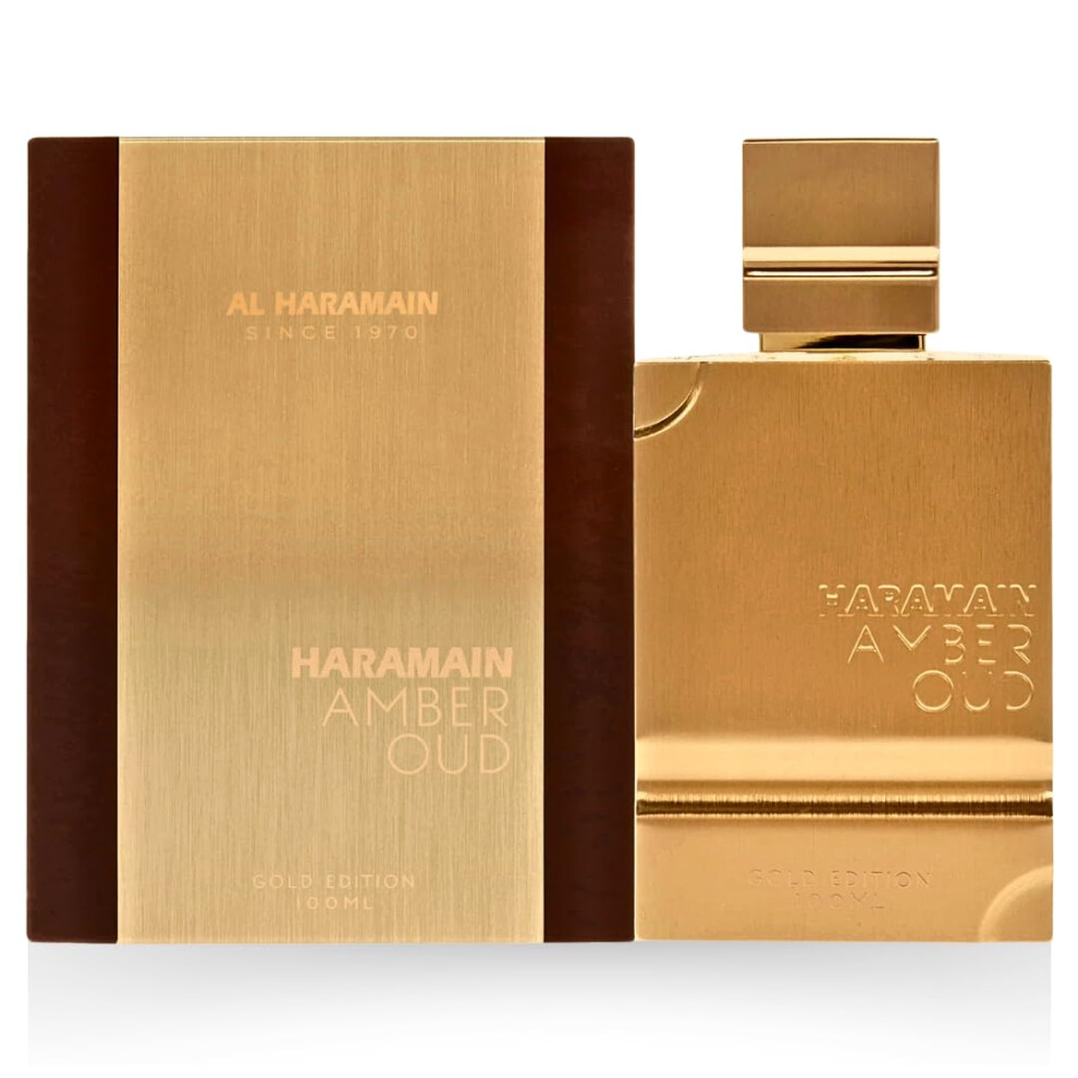 Al Haramain Amber Oud Gold Edition Eau De Parfum Spray for Women  3.4 Ounce