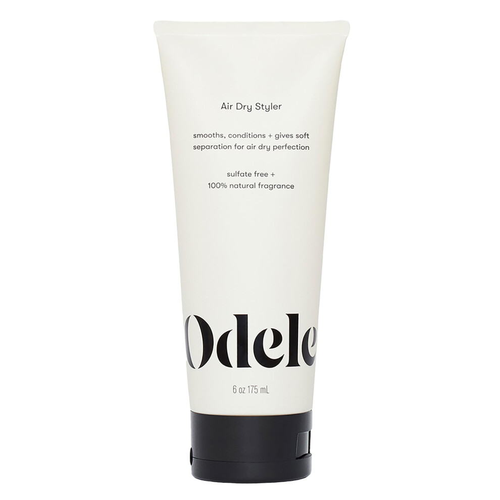 Odele Air Dry Styler  No-Heat Styling Gel to Smooth Frizz  Define and Condition Strands  for Straight  Wavy  and Curly Hair Types  6 oz