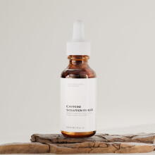 Koffeinlsning 5 % + EGCG fr ansikte 30 ml fuktgivande koffein gonserum fr mrka ringar & svullnader under gonen Lsning fr fina linjer.