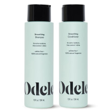 Odele Smoothing Sulfate-Free Shampoo & Conditioner Set for Moisture Frizz Control Shine and Straight to Curly Hair Types 13 Fl Oz Each (2-Pack)