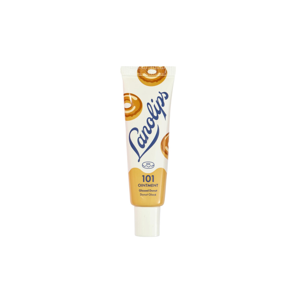 Lanolips 101 Delicious Glazed Donut - Lip Balm With Vitamin E Oil And Lanolin For Lip Hydration - Naturally Flavored Lanolin Lip Balm For Very Dry Lip