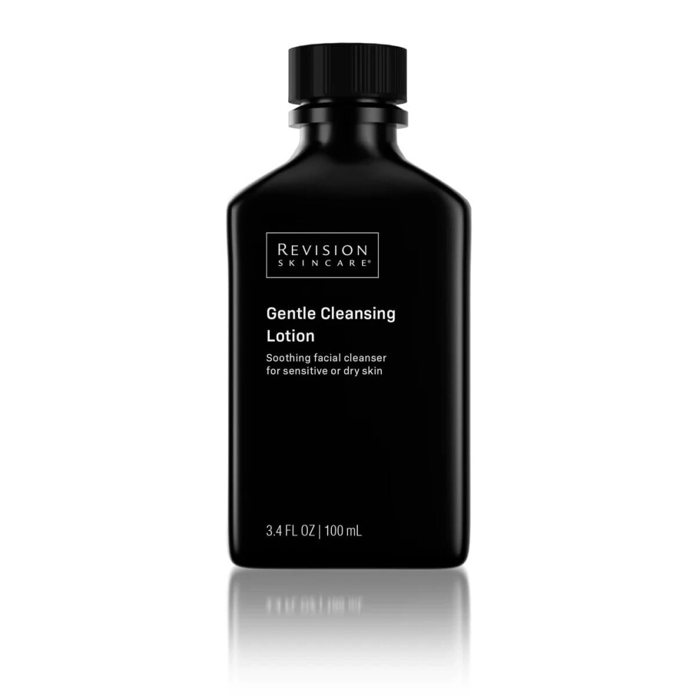Revision Skincare Gentle Cleansing Lotion Soothing Facial Cleanser For Sensitive Skin Fragrance Free 3.4 Fl Oz