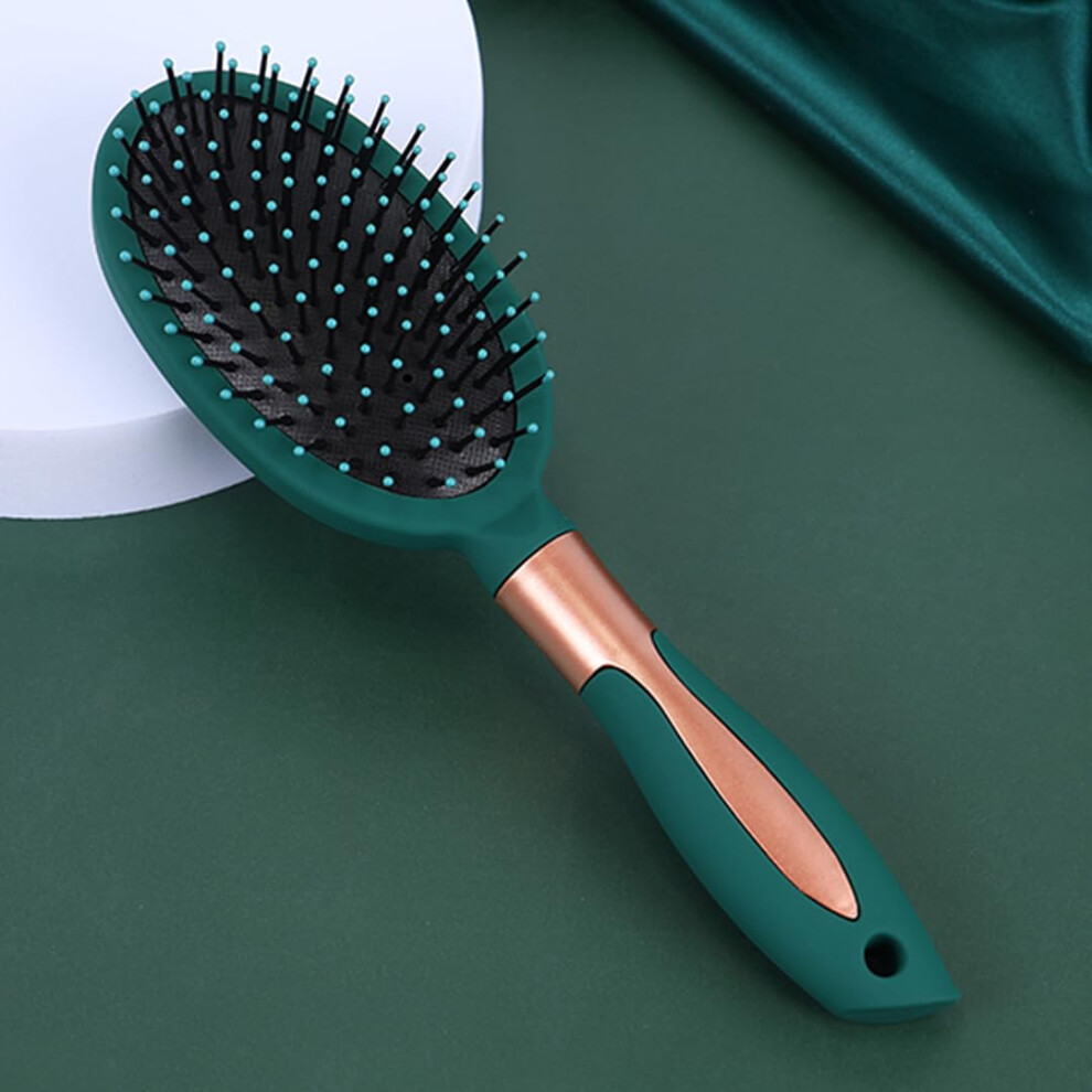 Reazana Detangling Brush Anti-Static Massage Hair Brushes Paddle Detangler Hairbrush With Cushion Base Nylon Bristle Pins Blow Drying Brush For Men An