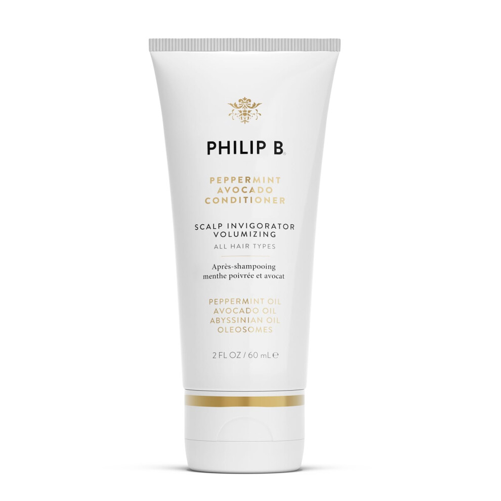 Philip F Philip B Peppermint Avocado Conditioner 2 Fl. Oz. (60 Ml) - Adds Volume To Hair While Peppermint Oil And Eucalyptus Invigorates The Scalp With A Ting