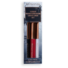 MAKEUP REVOLUTION Revolution Transformation folykony blskszlet, fekete piros-fehr 3 x 0,08 uncia (2,5 ml)