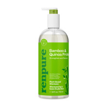 RENPURE Bamboo & Quinoa Shampoo, Växtbaserad - Återställer, Fuktar & Stärker För Friskare Hår