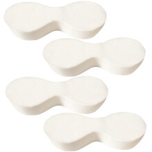 HNOYGNU 400 Sheets Disposable Eye Mask Paper Non Woven DIY Eye Paper Cotton Spa Eye Pads for Facials Disposable Eye Pillow Covers Moisture Retenti